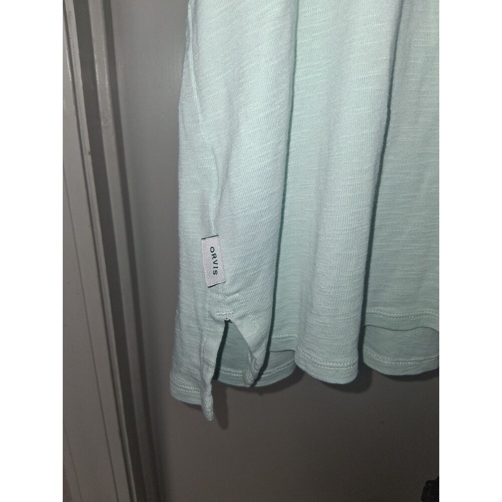 Orvis Pima Cotton Slub Knit Tee Green XXL Gorpcore Coastal Everyday Basic Earthy - Picture 7 of 9